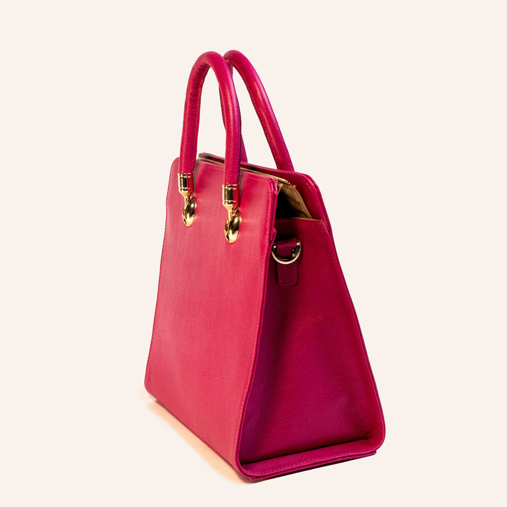 Bag-Mexican Pink Leather Bag